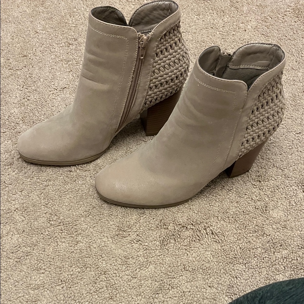 Women's Beige Ankle Boots